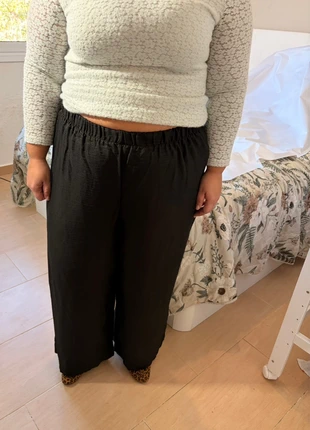 Pantalón negro fluido talla grande Shein, marque: Shein, état: Neuf sans étiquette, taille: 5XL / 50 / 22, 5,00 €, 5,95 € Protection acheteurs incluse