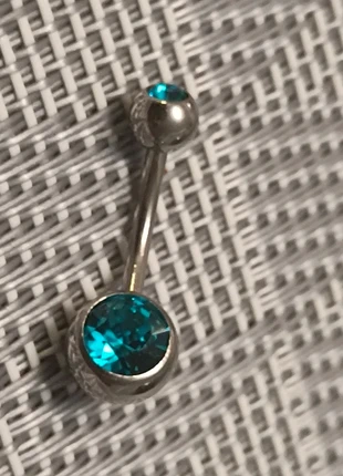 Piercing nombril double strass bleu zircon bijoux ventre, brand: île aux piercings, condition: New with tags, €4.90, €5.85 includes Buyer Protection Pro
