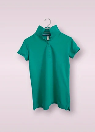 Polo turchese con bottoni | Fresca, chic, perfetta per l’estate, marca: Piazza Italia, estado: Muito bom, tamanho: M / 38 / 10, €1.50, €2.28 inclui Proteção do Comprador