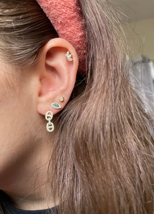 Boucles d’oreilles dorées Glacé Studio, marke: glacé studio, zustand: Sehr gut, 12,50 €, 13,83 € inklusive Vinted-Käuferschutz