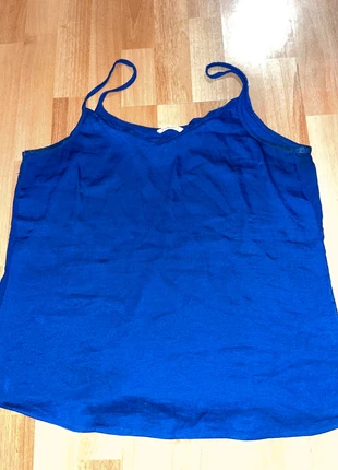 Débardeur bleu, marke: Camaïeu, zustand: Sehr gut, größe: L / 40 / 12, 3,00 €, 3,85 € inklusive Vinted-Käuferschutz