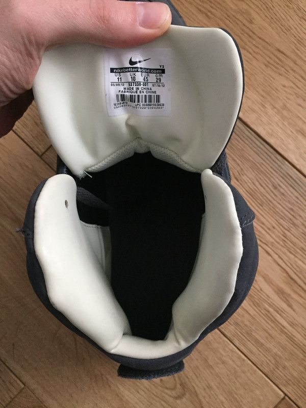 Nike Air Force 180 High Black Wolf Grey Glow In The Dark Vinted