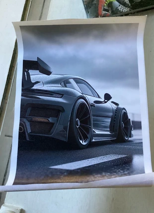 Affiche Chrome Porsche 911, marque: Porsche, état: Très bon état, 10,00 €, 11,20 € Protection acheteurs incluse