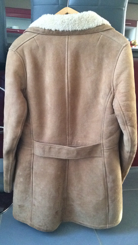 manteau agneau renversé