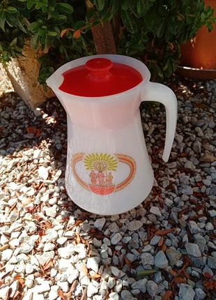 Carafe arcopal bec verseur, bouchon rouge vintage , marca: Arcopal, estado: Muy bueno, 8,50 €, 9,63 € Protección al comprador incluida