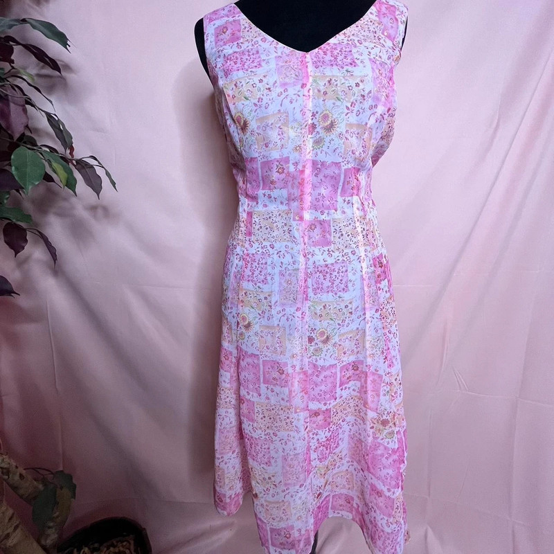 K Studio Floral Midi Dress Size 10 2