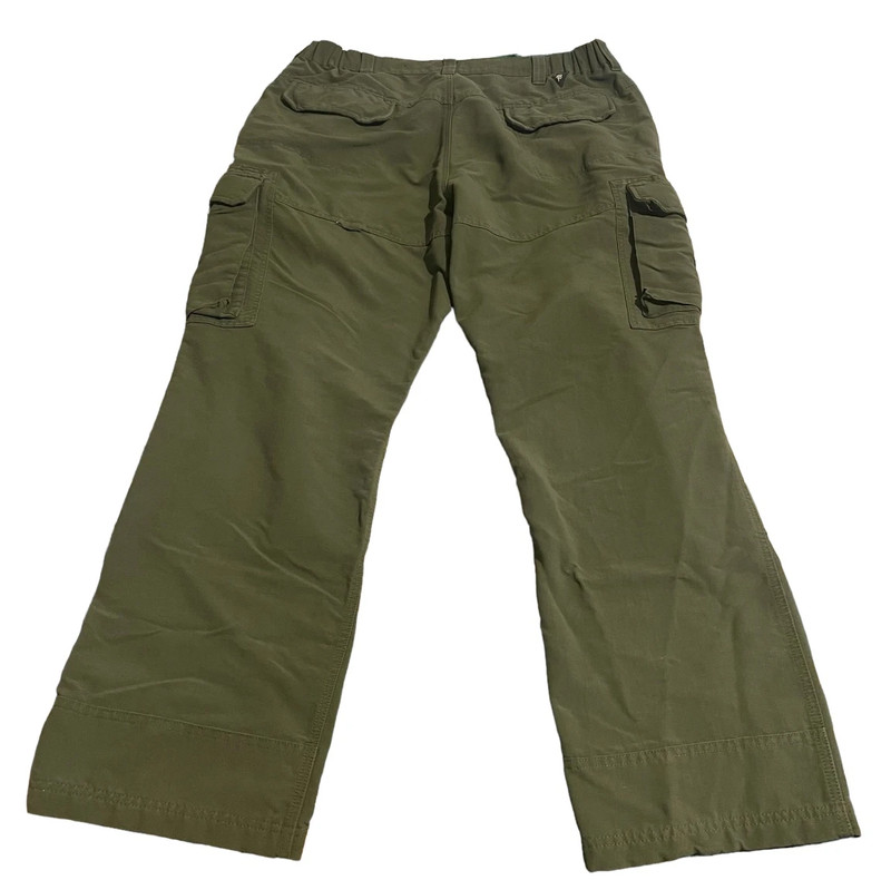 Railriders Cargo Pants Men 38x32 Green Baggy Outdoors Workwear Casual Streetwear 2