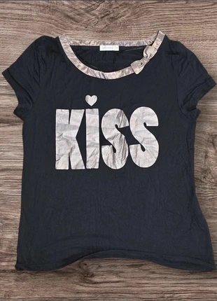 T shirt Noir Bronzini KISS Nœud doré satiné Taille 38, marque: Bronzini, état: Très bon état, taille: M / 38 / 10, 4,20 €, 5,11 € Protection acheteurs incluse