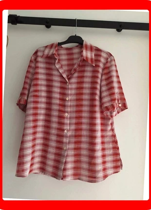 Chemise vichy rouge blanche XL légère, état: Très bon état, taille: XL / 42 / 14, 5,00 €, 5,95 € Protection acheteurs (Pro) incluse