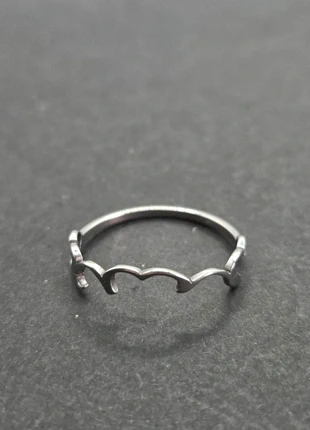 Heart Ring, staat: Heel goed, maat: 66.0 mm / 21 mm Ø, € 1,00, € 1,75 inclusief Kopersbescherming Pro