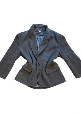 Vintage Tailored Grey Wool Blazer Jacket, marque: Vintage Dressing, état: Très bon état, taille: L / 40 / 12, 20,00 €, 21,70 € Protection acheteurs incluse