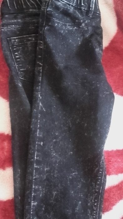 Pantalon noir délavé 2
