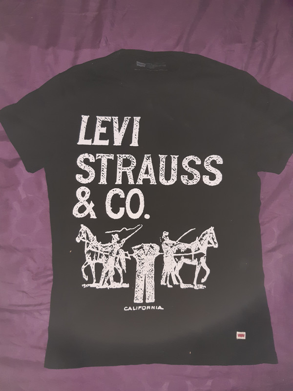 T shirt levis noir clearance homme