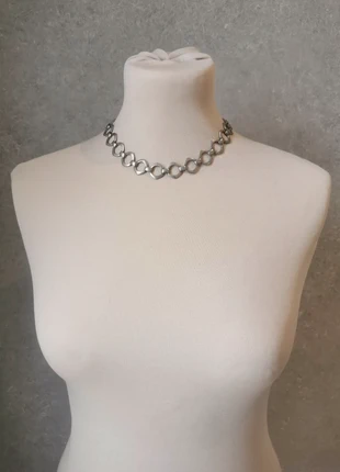 Collier argenté rétro, condition: Very good, €3.50, €4.38 includes Buyer Protection