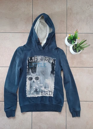 Sweat à capuche bleu marine JBC, marque: JBC, état: Très bon état, taille: XS, 8,00 €, 9,10 € Protection acheteurs incluse