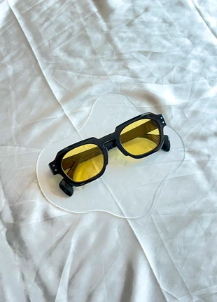 Cool Retro Round Black and Yellow Sunglasses, brand: Forme Studio, condition: Very good, £13.00, £14.35 includes Buyer Protection Pro