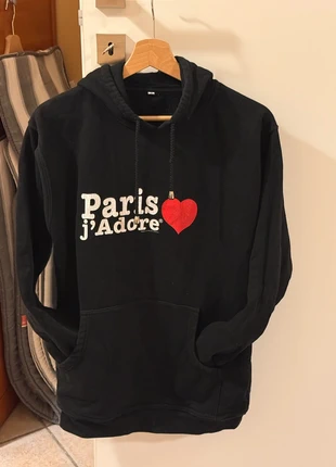 Felpa S oversize nera, marque: Paris, état: Neuf sans étiquette, taille: S, 4,50 €, 5,43 € Protection acheteurs incluse