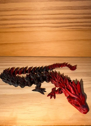 Dragon articulé 3D, estado: Novo sem etiquetas, tamanho: Prematuro, até 44 cm, €6.00, €7.00 inclui Proteção do Comprador