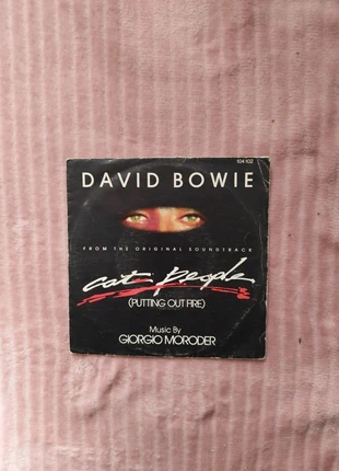 45 tours David Bowie cat people Giorgio Moroder, zustand: Gut, 5,00 €, 5,95 € beinhaltet Vinted-Käuferschutz Pro