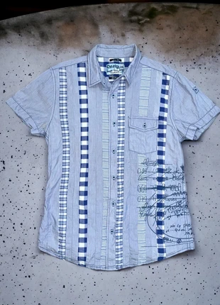 Short sleeve shirt men Desigual size M , marca: Desigual, estado: Muito bom, tamanho: M, €14.00, €15.40 inclui Proteção do Comprador