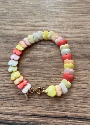 Bracelet perles cœurs, état: Bon état, 2,40 €, 3,22 € Protection acheteurs incluse