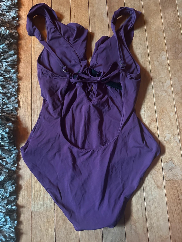 Purple Ruffled One Piece 2