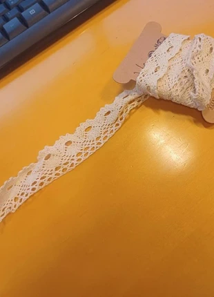 Dentelle bordure x1m Beige, brand: Graine Créative, condition: Good, €1.00, €1.75 includes Buyer Protection