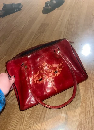 sac à main moyen grand rouge orange vintage, marque: Vintage, état: Bon état, 3,00 €, 3,85 € Protection acheteurs incluse