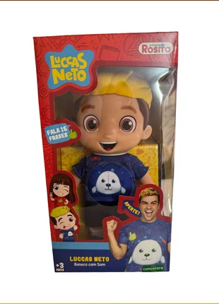 Luccas Neto Talking Doll – Speaks 15 Phrases – Sound Toy – New, merk: concentra, staat: Nieuw met prijskaartje, maat: 3 jaar / 98 cm, € 25,00, € 26,95 inclusief Kopersbescherming