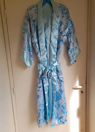 Peignoir bleu vietnamien, brand: sansnom., condition: Satisfactory, size: M / 38 / 10, €7.00, €8.05 includes Buyer Protection