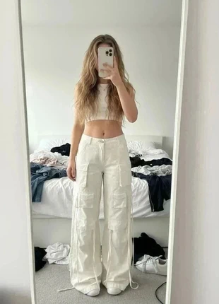 pantalon cargo baggy beige à multiples poches style y2k #071, marque: Street Y2k, état: Très bon état, taille: M / 38 / 10, 48,99 €, 52,14 € Protection acheteurs incluse