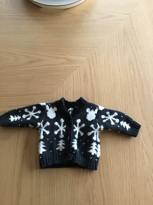 Gilet cardigan Absorba taille 1 mois très chaud 2