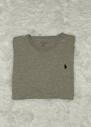 T-Shirt Ralph Lauren RL gris logo noir Homme Taille M, brand: Ralph Lauren, condition: Very good, size: M, €18.00, €19.60 includes Buyer Protection