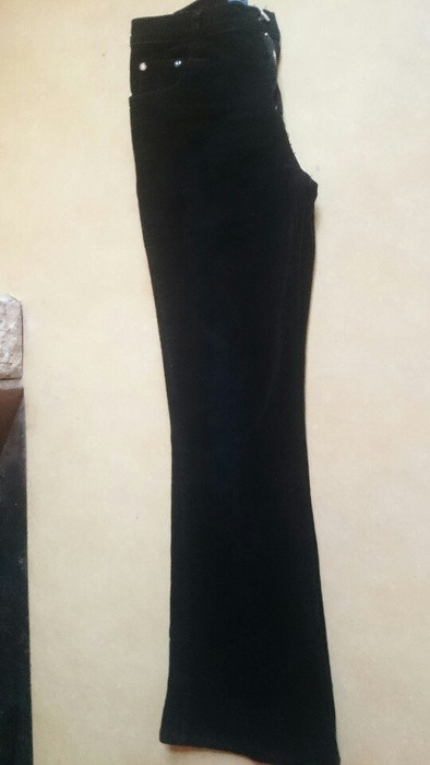 Pantalon velours noir 1