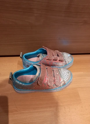 Skechers Twinkle Toes sneakers 31 roze blauw glitter, marque: Twinkle Toes, état: Bon état, taille: 31, 2,50 €, 3,33 € Protection acheteurs incluse