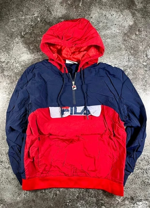 Veste track jacket coupe vent fila vintage y2k 2000s bleu/rouge floque Taille S/M, marke: FILA, zustand: Sehr gut, größe: M, 21,00 €, 22,75 € inklusive Vinted-Käuferschutz