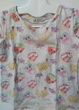 T-shirt bimba frutta, merk: H&M, staat: Veelgebruikt, maat: 6 jaar / 116 cm, € 1,00, € 1,75 inclusief Kopersbescherming
