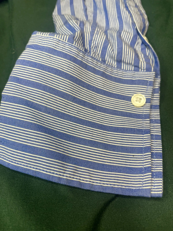 Banana Republic Striped Blue Button Down 5