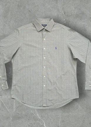 Chemise Polo Ralph Lauren Custom Fit Prince de Galles Gris Taille XL (17), marque: Ralph Lauren, état: Très bon état, taille: XL, 55,00 €, 58,45 € Protection acheteurs incluse