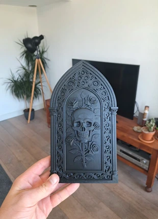 Skull wall decoration, merk: Selfmade, staat: Nieuw zonder prijskaartje, € 20,00, € 21,70 inclusief Kopersbescherming Pro