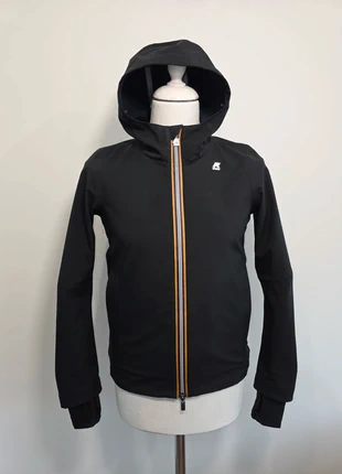 Manteau parka fourré polaire imperméable K-way Jacko bonded noir taille S mixte 🔥, merk: K-Way, staat: Heel goed, maat: S, € 165,00, € 173,95 inclusief Kopersbescherming Pro