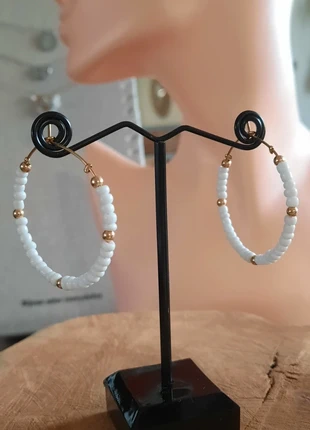 Boucles d'oreilles créoles perles, zustand: Neu, 5,00 €, 5,95 € inklusive Vinted-Käuferschutz