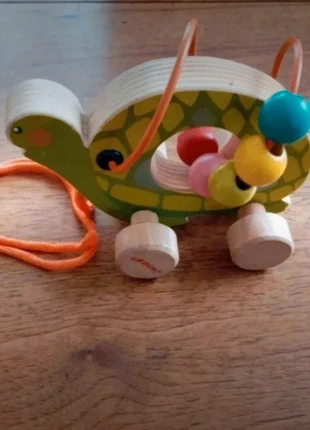 Tortue en bois à tirer Janod 🐢, brand: Janod, condizioni: Buone, taglia: 12-18 mesi / 80 cm, €3.00, €3.85 include la Protezione acquisti