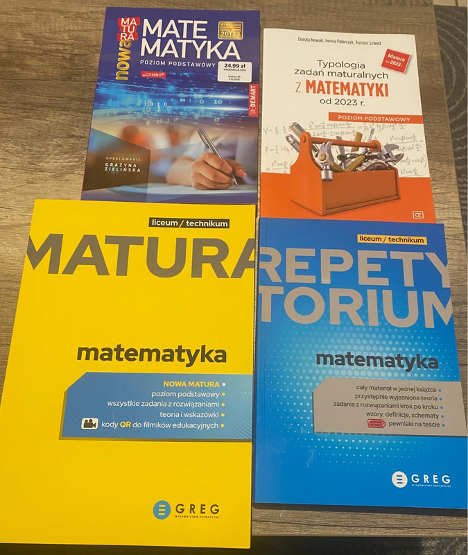 Matura 2024 matematyka komplet Vinted