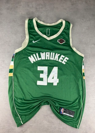 Maillot NBA Nike Milwaukee Bucks #34 Antetokumpo | Vert | Taille XL, marque: Nike, état: Très bon état, taille: XL, 34,90 €, 37,35 € Protection acheteurs (Pro) incluse