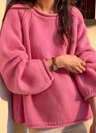 Pull oversize rose poudré, brand: Vintage Dressing, condizioni: Ottime, taglia: S / IT 40 / EU 36, €24.99, €26.94 include la Protezione acquisti