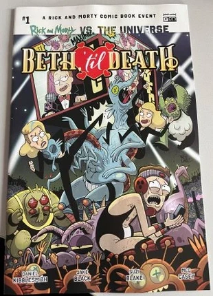 Rick and Morty vs the Universe Beth 'til Death #1 one-shot cover B (ONI Press), staat: Nieuw zonder prijskaartje, € 5,99, € 6,99 inclusief Kopersbescherming Pro
