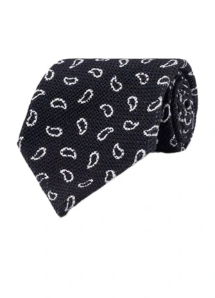 Cravate Suitsupply Bleue Marine Motifs Paisley, marque: Suitsupply, état: Neuf sans étiquette, 30,00 €, 32,20 € Protection acheteurs incluse