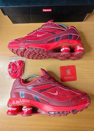 Nike Shox Ride x Supreme Red and Wine Nuevas sin Uso, marque: Nike x Supreme, état: Neuf sans étiquette, taille: 45, 130,00 €, 137,20 € Protection acheteurs incluse