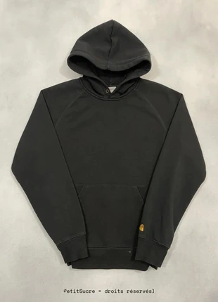 Pull Carhartt wip Noir Coupe large 100% coton Hoodie Sweatshirt - Taille M #923, marke: Carhartt, zustand: Sehr gut, größe: M, 49,00 €, 52,15 € beinhaltet Vinted-Käuferschutz Pro